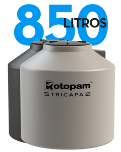 TANQUE ROTOPAM 850 litros Tricapa S/Flotante H 1.17x1.10 (Hogar, Agua)