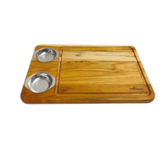 TABLA TECA CUENCO 48X30X3cm