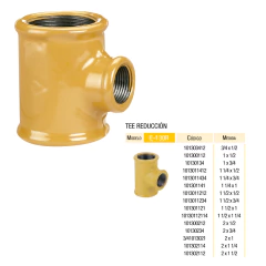 TEE REDUCCIÓN 2x1-1/2" 90° EPOXI GAS LATYN E-130R en internet