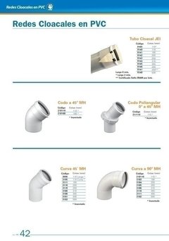 TUBO CLOACAL 110mm x 1mts DESAGÜE JUNTA ELASTICA TIGRE (Desagüe Cloacal) - comprar online