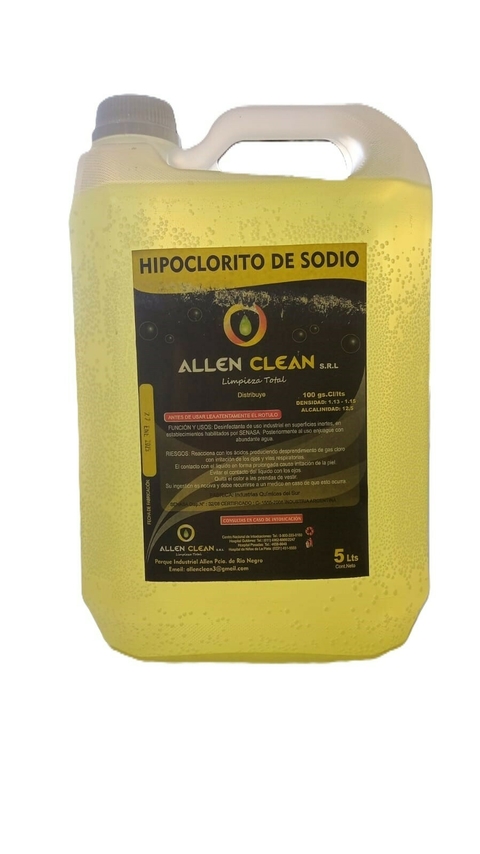 CLORO LIQUIDO X 5 LTS.