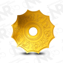 PLATO MANDALA DORADO