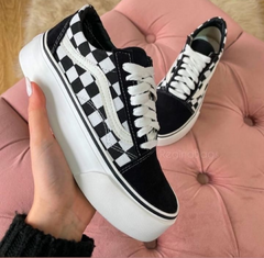 Vans Old Skool cuadrillé PLATAFORMA