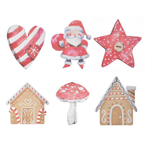 SET FIGURAS DECORATIVAS X 6