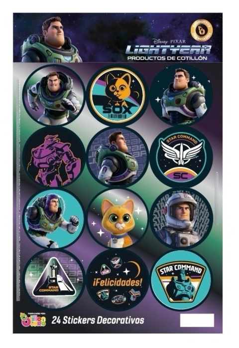 STICKERS BUZZ LIGHTYEAR (2 PLANCHAS)