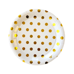 PLATO LUNARES BLANCO X 10