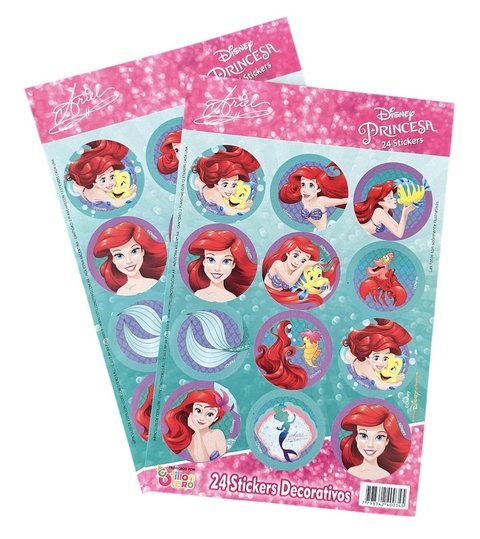 STICKERS SIRENITA ARIEL (2planchas)
