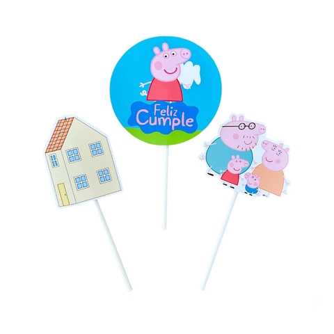 ADORNO TORTA PEPPA FAMILY