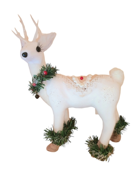 ALCE BLANCO 30 CM - comprar online