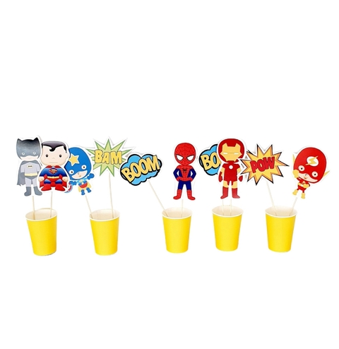TOPPER SUPERHÉROES X 10