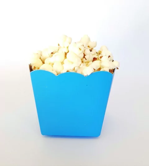 CAJITA POCHOCLERA/GOLOSINERA AZUL X 10