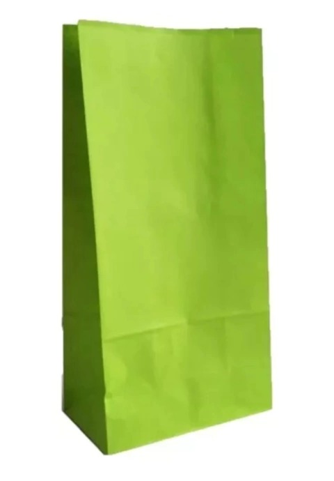 BOLSITA CON FUELLE LISA VERDE MANZANA X 10 - comprar online