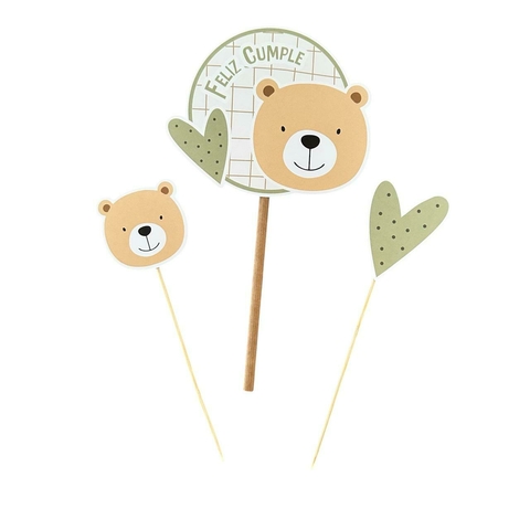 CAKE TOPPER OSO - comprar online