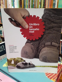 Un libro en tamaño real
