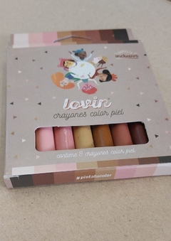 Crayones color piel