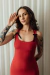 Imagem do Vestido Red Black Bows