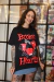 Camiseta Preta Broken Heart na internet