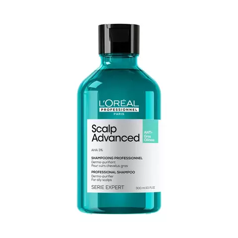 Shampoo Scalp Advanced | Cuero Cabelludo Graso | Serie Expert Loreal Professionnel 300 ml