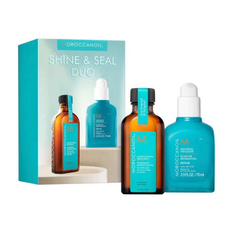 Dúo Shine and Seal | Brillo y Anti-Frizz | Moroccanoil