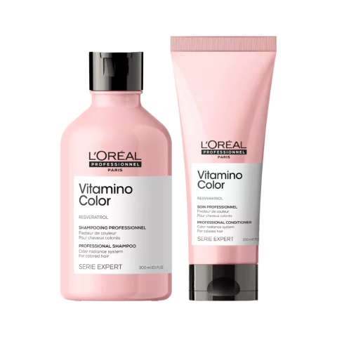 Dúo Vitamino Color | Shampoo + Acondicionador | Serie Expert Loreal Professionnel