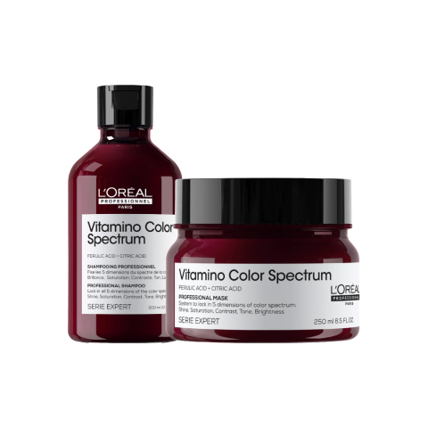 Dúo Vitamino Color Spectrum | Serie Expert Loreal Professionnel | Shampoo + Máscara - comprar online