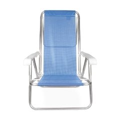 SILLA DE ALUMINIO SANNET 8 POSICIONES AZUL en internet