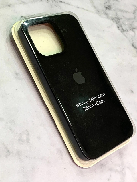 SILICONE CASE NEGRA IPH 14 PRO MAX