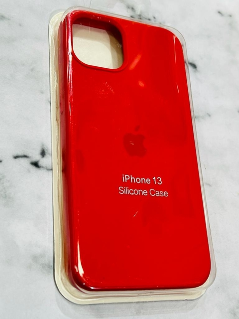 SILICONE CASE ROJA IPH 13