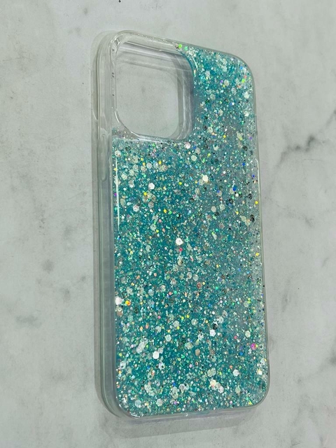 CASE BLUE GLIT IPH 14 PRO MAX