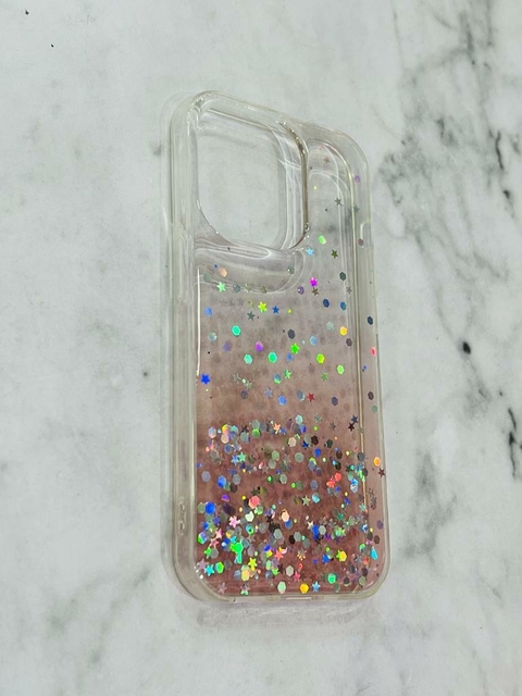 CASE PINK GLIT IPH 14 PRO