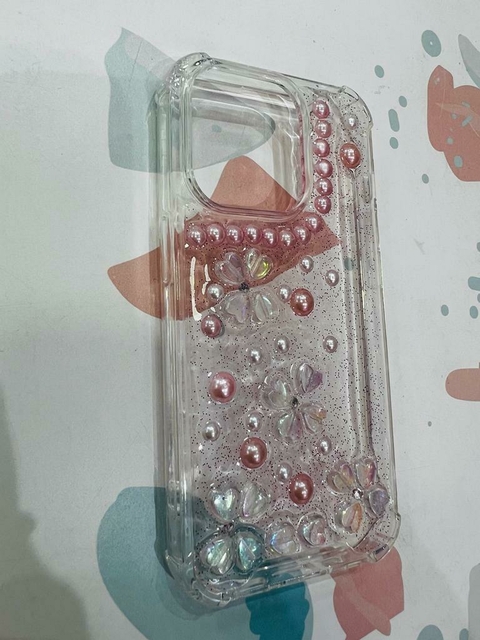 CASE SHINY PEARLS IPH 14 PRO