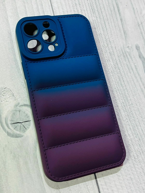 CASE PUFFER BLUE AND PURPLE IPH 13 PRO MAX