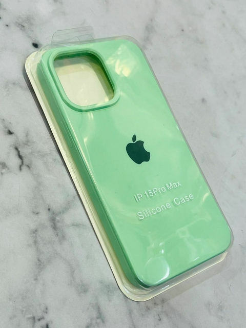 SILICONE CASE MENTA IPH 15 PRO MAX