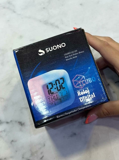 RELOJ DIGITAL CON LUZ LED - comprar online
