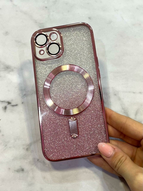 CASE MAGSAFE GLIT ROSA IPH 15 - comprar online