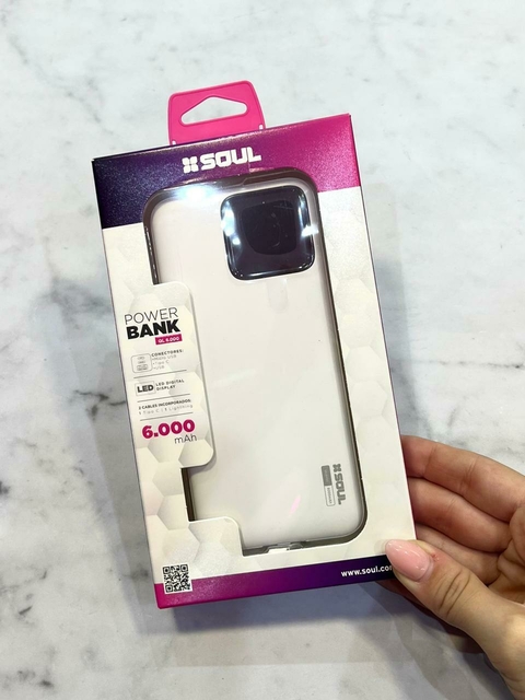 CARGADOR PORTATIL SOUL 6.000mAh - comprar online