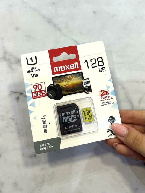 MEMORIA MAXELL - MICRO SD 128GB - comprar online