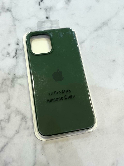 SILICONE CASE VERDE IPH 12 PRO MAX - comprar online