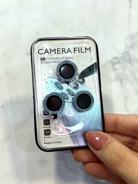 LENTE PARA CAMARA CON BRILLO CELESTE IPH 13 PRO/13 PRO MAX - comprar online