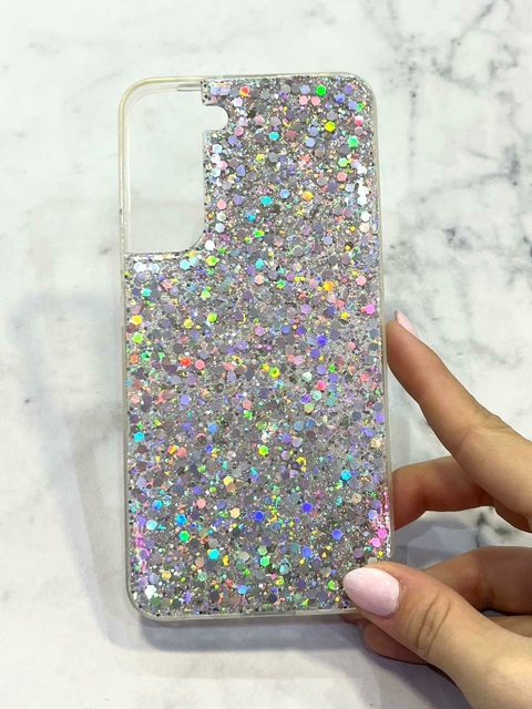 CASE GLIT SILVER S22 PLUS - comprar online