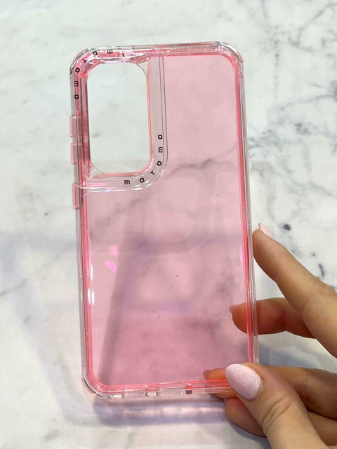 CASE MOTOMO CLEAR ROSA S24 - comprar online