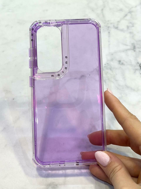 CASE MOTOMO CLEAR VIOLETA S24 - comprar online