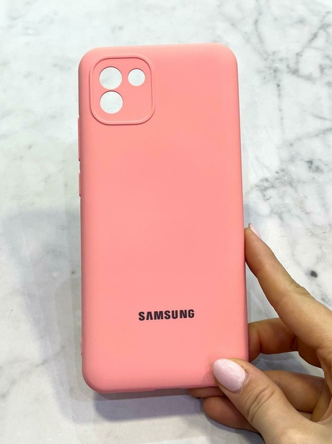 SILICONE CASE SALMON A03 - comprar online