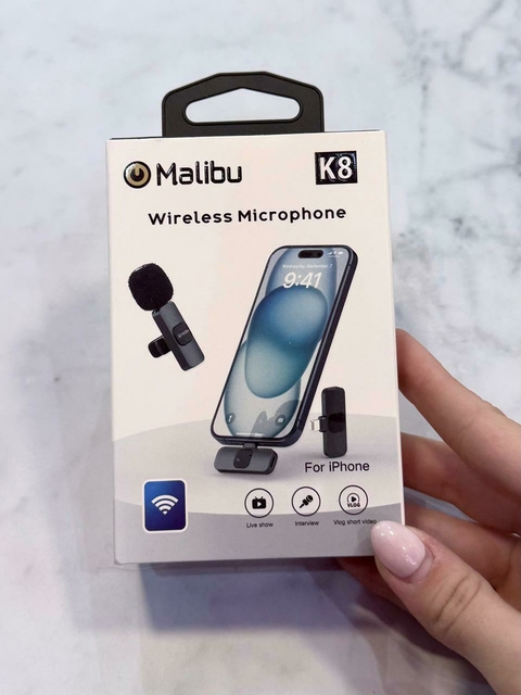 MICROFONO CORBATERO MALIBU - LIGHTNING / TIPO C - comprar online