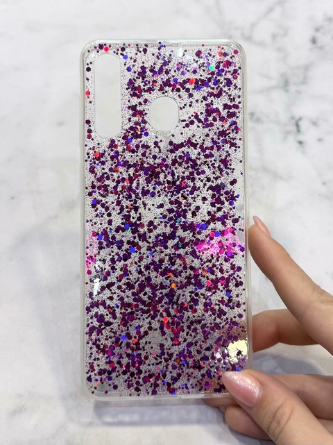 CASE GLIT PURPLE A20/A30 - comprar online