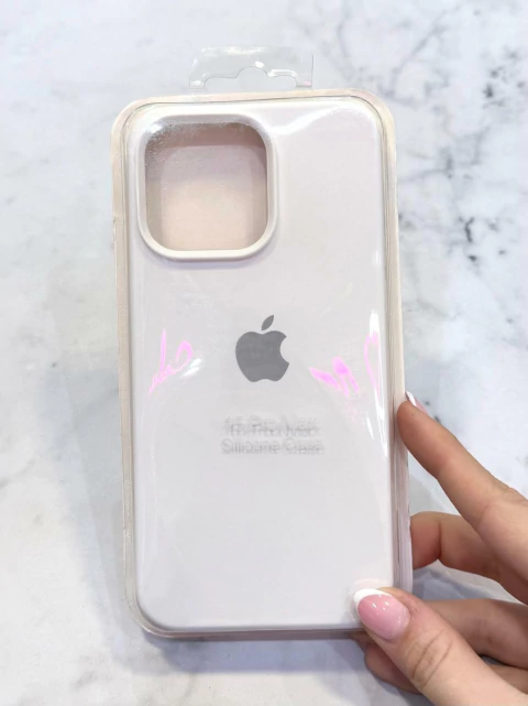 SILICONE CASE BLANCA IPH 15 PRO MAX - comprar online