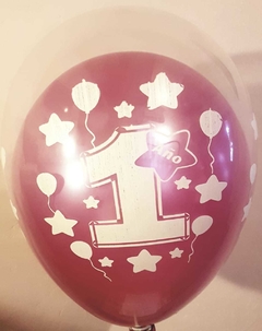 10 GLOBOS BURBUJA 1 AÑO