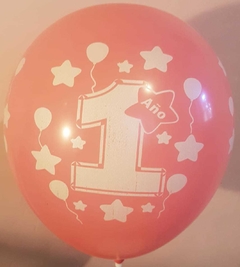 10 GLOBOS 1 AÑO