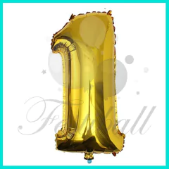 1 Globos forma de número 66cm SIN INFLAR. - comprar online
