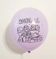 Imagen de 10 GLOBOS AMONG US LATEX